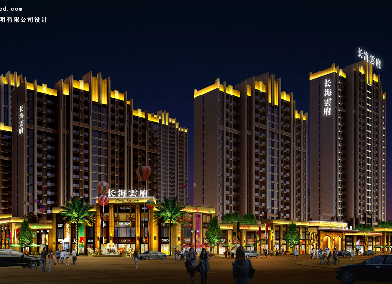 興國縣長海云府亮化工程 興國縣長海云府亮化工程